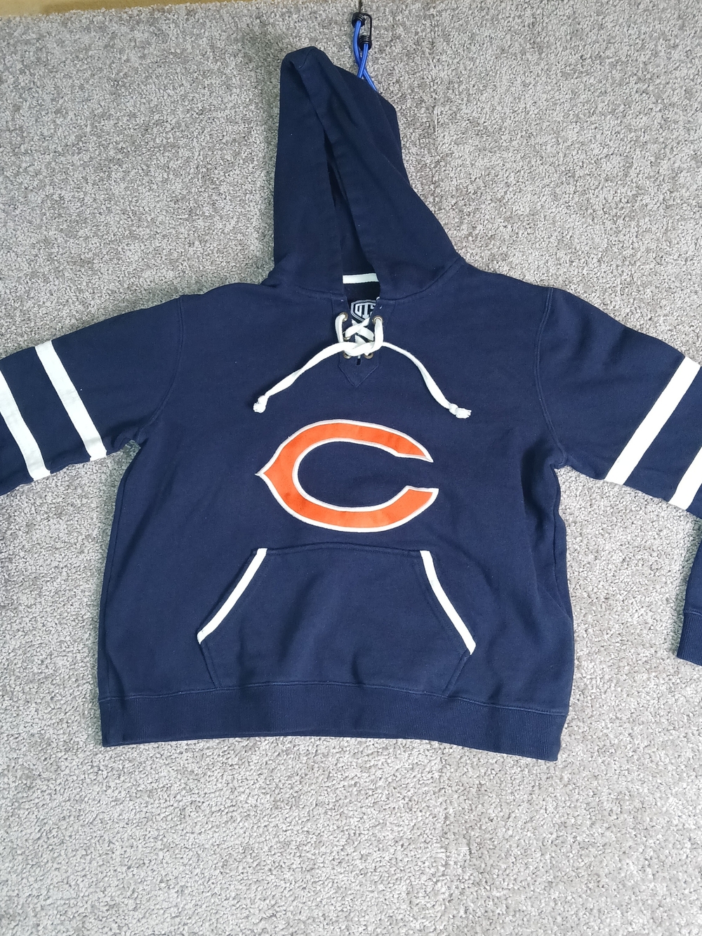 OTS Chicago Bears‎ NFL Navy Blue Fleece Sweater for Women - XL